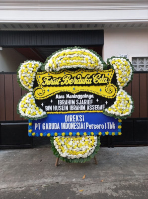 Papan Bunga Duka di Miroto